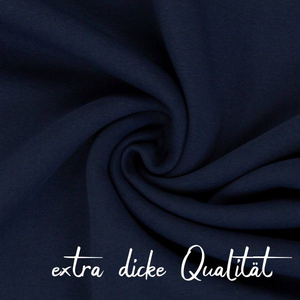 extra dicker Softsweat nachtblau - kuschliger Wintersweat Hanni von Swafing