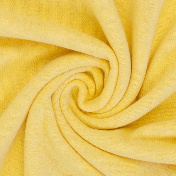 Strickstoff Bono Banane zartgelb – weicher Baumwollstrick