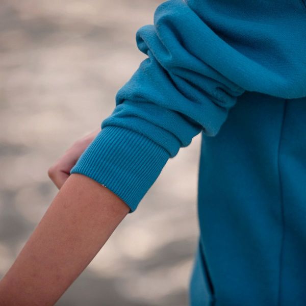 geripptes Bündchen in Lagunenblau petrol - schwere Qualität 1,4m breit von See You At Six