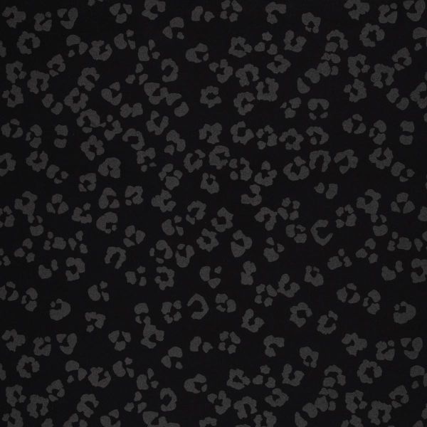 Softshell Leo Animal Print schwarz Reflektor Magic – reflektiert Licht im Dunkeln