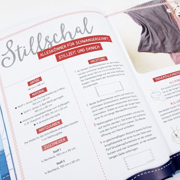 Baby ahoi! Mein Nähbegleiter für die Schwangerschaft - maritime Babyausstattung