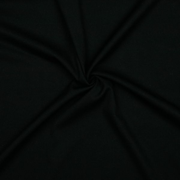 Viskose Webware schwarz mit Stretchanteil für mehr Bewegungsfreiheit – Rosella Stretch black