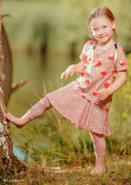 Jersey Punkte altrosa – Serie Susan von Swafing