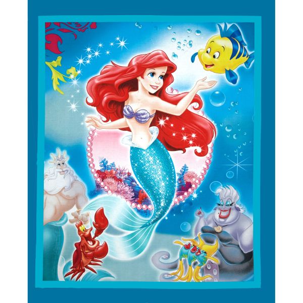 Baumwolle Disney The Little Mermaid – Arielle – 90x110 Cm | Rotznasen ...