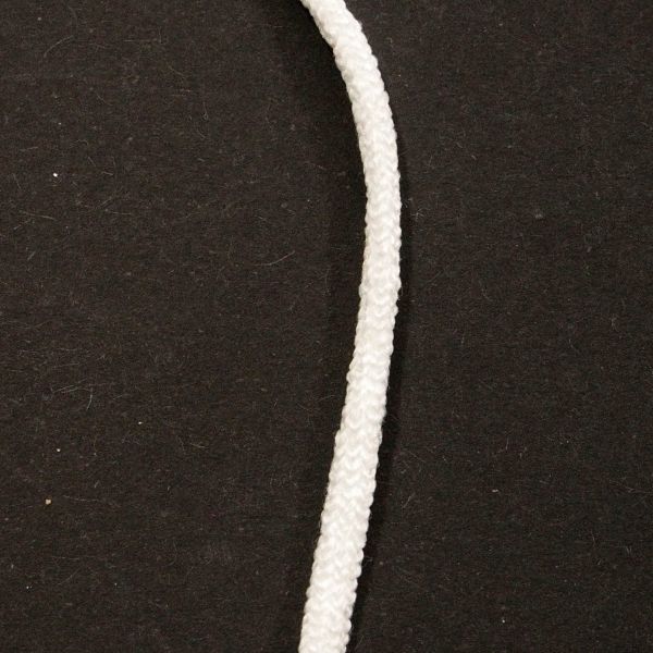 5m weiches Rundgummi in weiß Ø2,5-3 mm für Masken