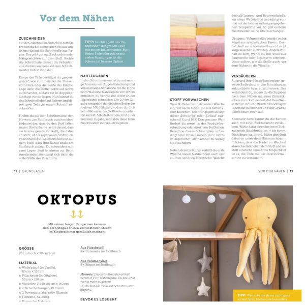 BigFriends nähen - Coole XL-Kuscheltiere im Skandi-Look mit 2 Schnittmusterbogen