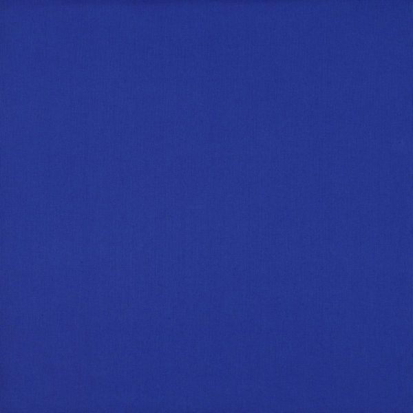 Baumwollstoff uni royalblau - Baumwolle Popeline – Cotton Poplin cobalt