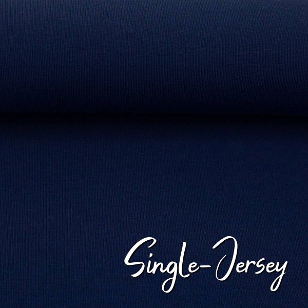 Single Jersey nachtblau - Baumwolljersey VANESSA von Swafing Kollektion HW25/26