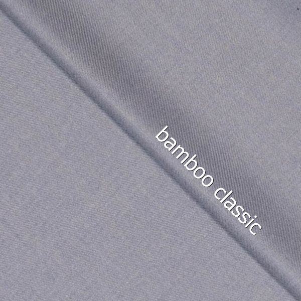 Bamboo Classic hellblau meliert – Bambus Webware in Denimblau mit Stretch