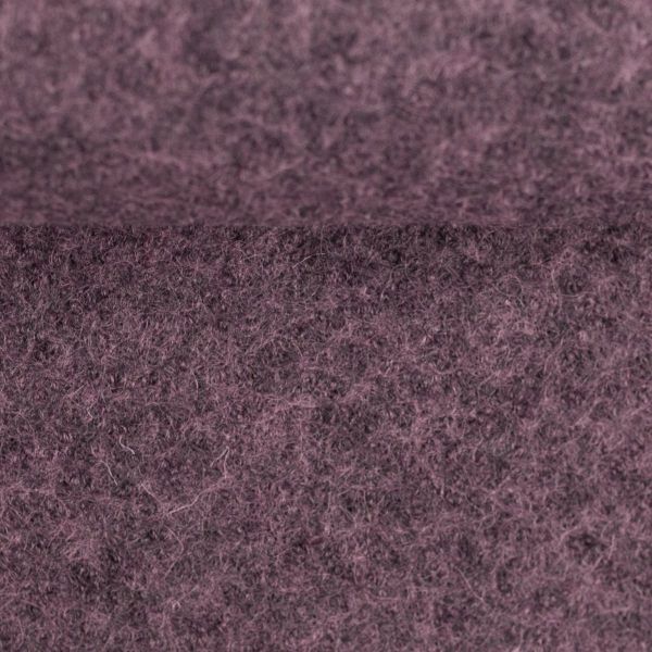 Klassischer Walkloden aus 100% Wolle brombeere mulesingfrei – Wollwalk Naomi melange von Swafing