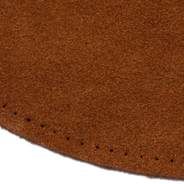 2 Reparatur Patches Velourleder camel hellbraun oval 14x10cm für Ellenbogen Knie Leder Flicken