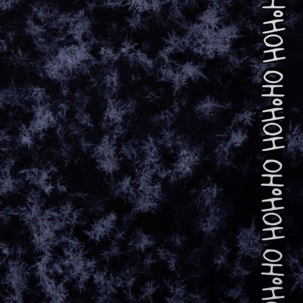 Ho HO HO Santa Snow blau - XMAS VIBES by Thorsten Berger – 85cm Panel French Terry