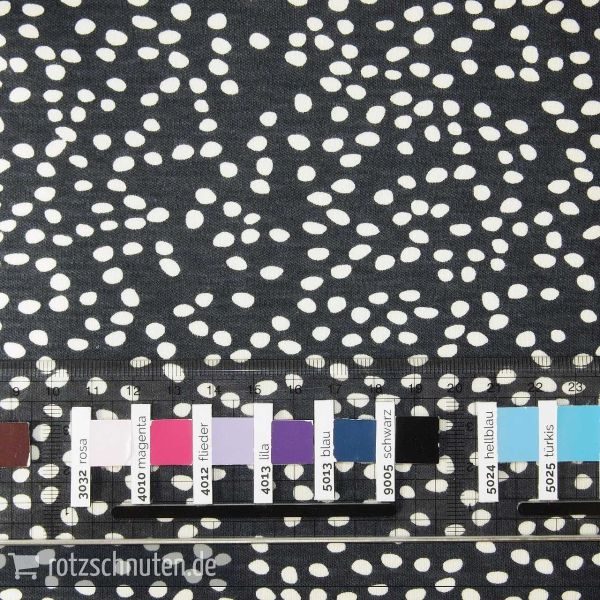 Bio Jersey Interlock BIRCH Firefly Dots dusk – Mod Basic 3