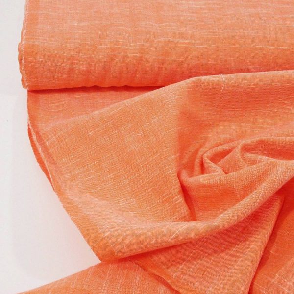 Baumwolle Leinen Look apricot – Karma Cottons Tangeloby Free Spirit