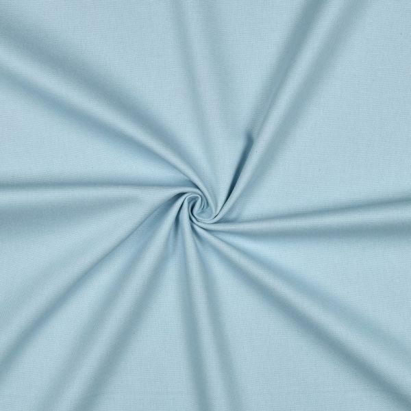 Baumwolle Canvas hellblau – robuster Dekostoff für Kleidung und Accessoires