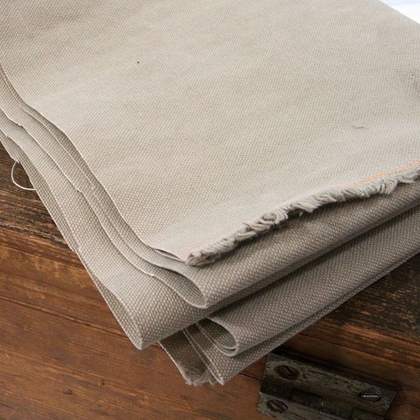 Heavy Washed Canvas hellgrau sand - Mind the Maker 17 OZ grey mist kräftige Baumwolle für Taschen