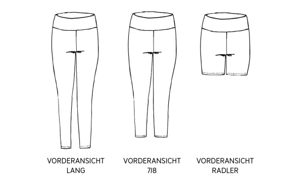 Schnittmuster FRAU NENA • Leggins mit Geheimfach von Studio Schnittreif • Gr. XS-XXL
