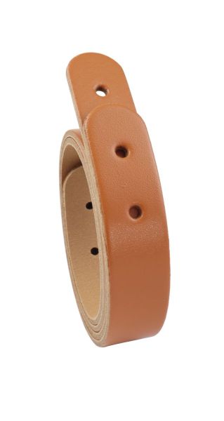 Miyako 2 Taschengriffe aus Leder hellbraun 50x2,5cm + 8 Chicago Schrauben zur Nieten Befestigung