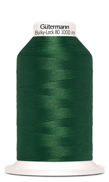 Bulky-Lock 80 dunkelgrün Fb. 340 - 1000m Bauschgarn von Gütermann - Overlock Garn