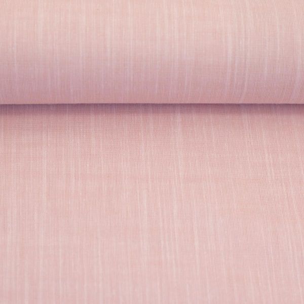 Baumwolle Chambray Leinenstruktur altrosa – Serie Sanna von Swafing