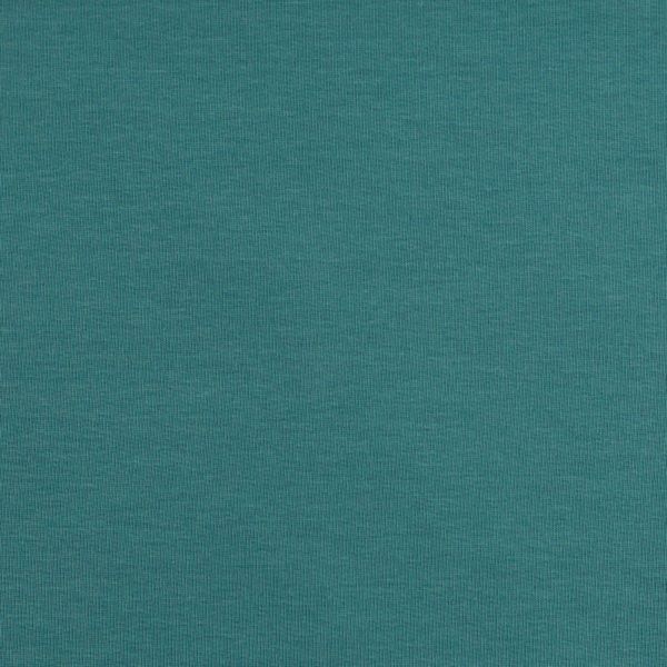 Sweat uni petrol aqua - French Terry MAIKE von Swafing