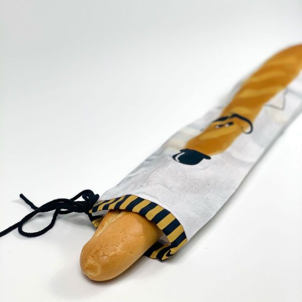 Baumwollstoff Carry Bags von Cherry Picking Brot und Obstbeutel - Panel 95x145cm