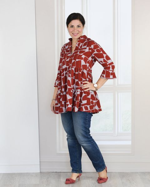 Schnittmuster Biesenkleid Tunika Laurelia Damen Lillesol woman No.64 - Gr. 34-58