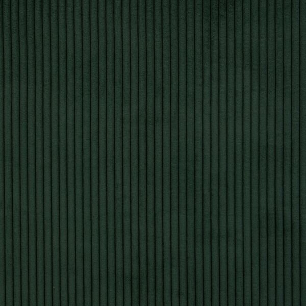 Samtcord uni dunkelgrün – robuster Breitcordstoff für Möbel & Taschen Wanja von Swafing