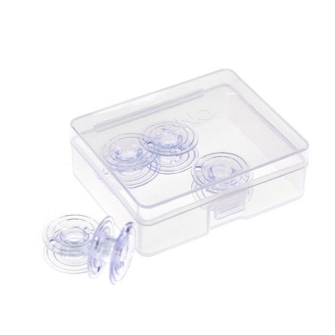 5 Unterfaden Spulen aus Kunststoff für Nähmaschinen mit Horizontalgreifer 21,2mm