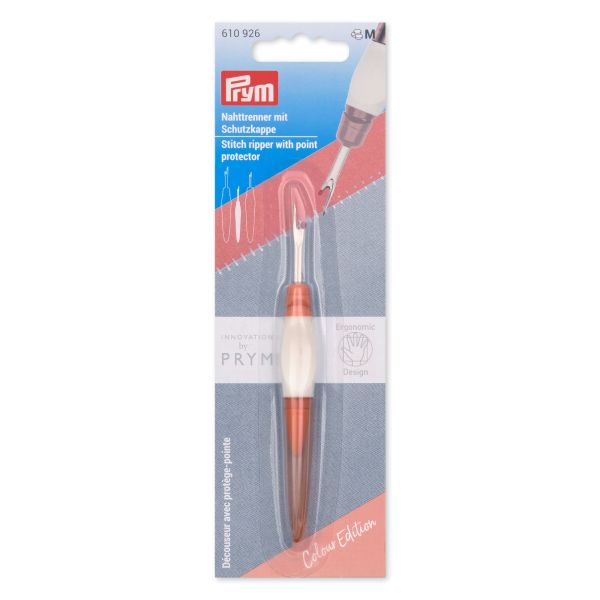 Nahttrenner mit Schutzkappe von Prym ergonomic design - Limited Edition aprikose