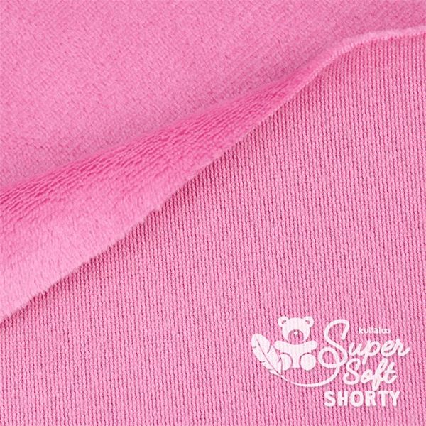 Kullaloo Plüsch SuperSoft Shorty rosa - Silky Minky Kuschel Nicki 100x75cm