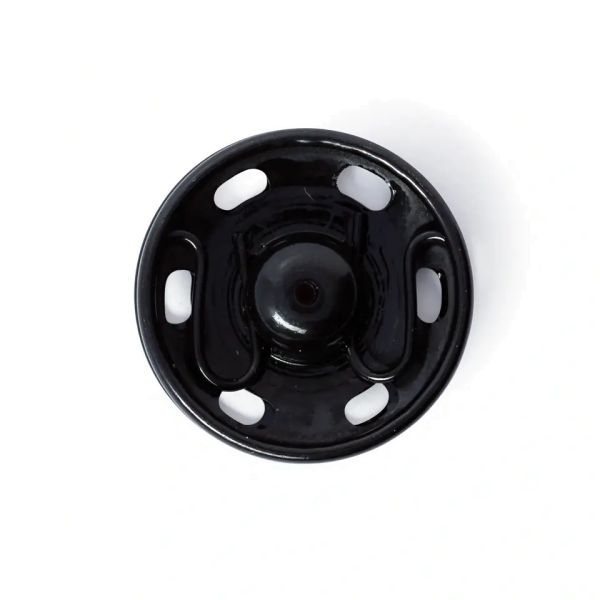4x Druckknopf zum Annähen Ø 17mm schwarz - Annäh-Druckknöpfe von Prym