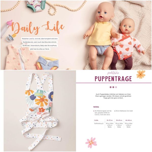 HEJ. Minimode Süsse Puppenkleidung nähen 2.0 von 32-47cm von Lotteundludwig