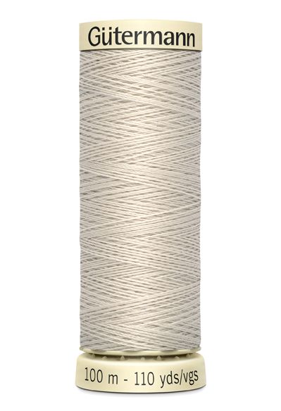 Nähgarn helles beige Fb. 299 - 100m Allesnäher Garn von Gütermann - Nähseide