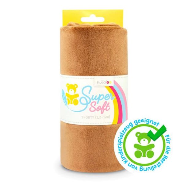 Kullaloo Plüsch SuperSoft Shorty silbergrau - Silky Minky Kuschel Nicki 100x75cm