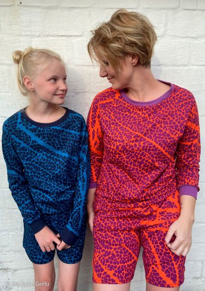 Jersey Korallenriff blau navy – Serie Fan Coral by Thorsten Berger von Swafing