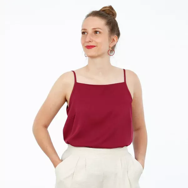 Schnittmuster FRAU HELEN • Trägertop für Webware von Studio Schnittreif • Gr. XS-L