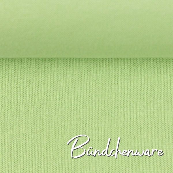 Bündchen glatt im Schlauch kiwi grün - HEIKE von Swafing