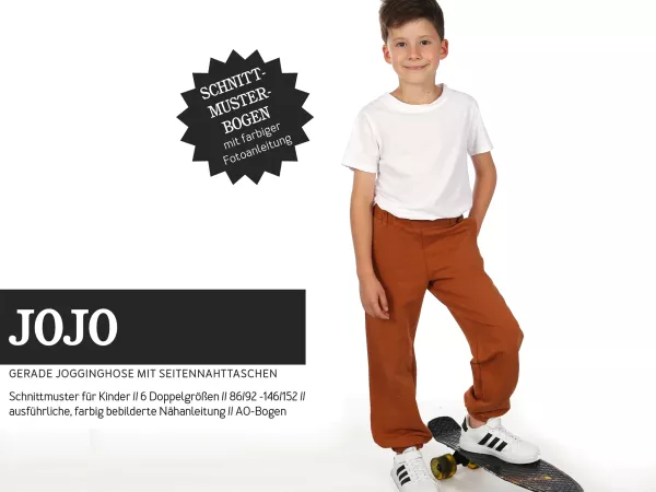Schnittmuster Kids JOJO • Jogginghose von Studio Schnittreif • Gr. 86/92 bis 146/152