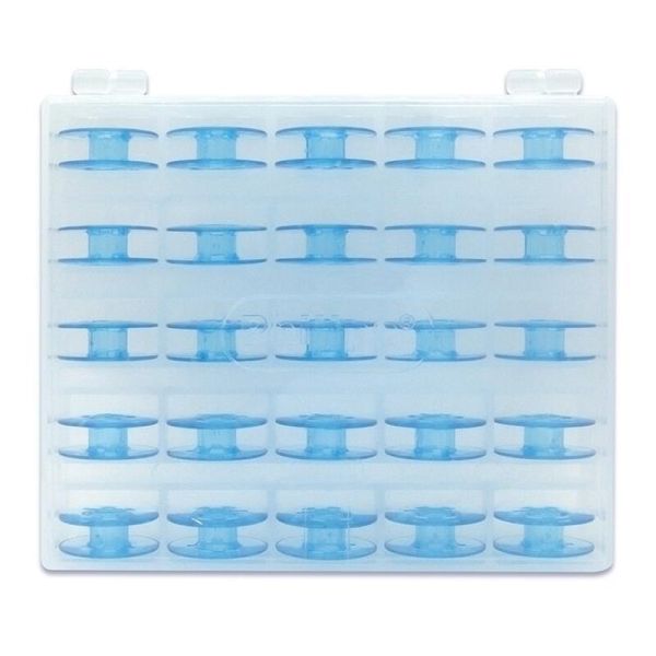 Box mit 25 Unterfaden Spulen für Pfaff Nähmaschinen 21,75 x 8,8mm