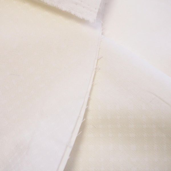 Baumwolle Karo weiß auf weiß - All About Daisies Tartan Plaid white