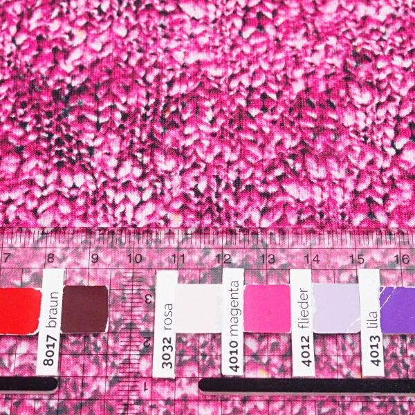 Modal Jersey Strickoptik beere – gestrickt von Tante Gisi für Lillestoff Magazin