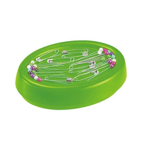 Magnetisches Nadelkissen apfel grün