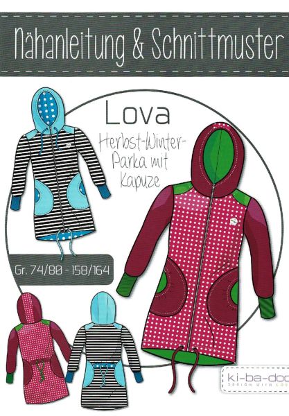 Schnittmuster Parka Mantel Lova von KiBaDoo