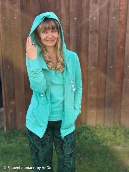 Modal Sweat in mint - Serie Paula von Swafing - French Terry in aktuellen Trendfarben