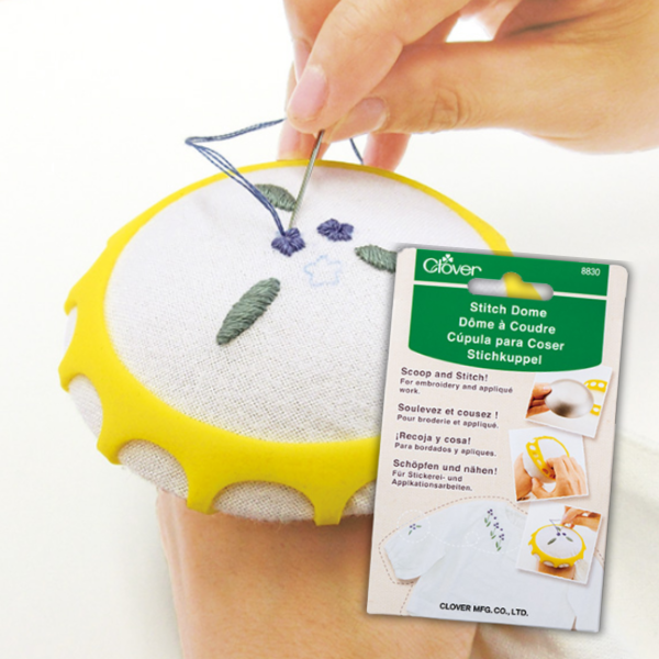 Clover Stichkuppel für bequemes Sticken Reparieren und Stopfen