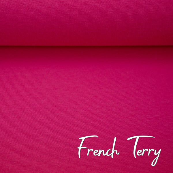 Sweat uni pink - French Terry MAIKE von Swafing