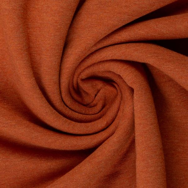 Soft Sweat uni terracotta meliert - HEIKE Melange von Swafing