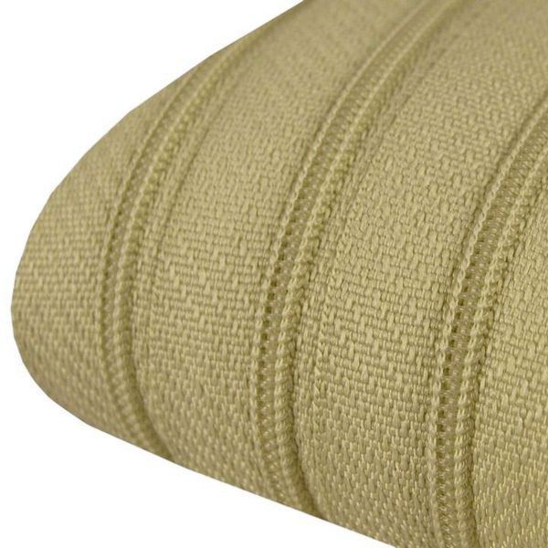 Reißverschluss endlos 3mm natur beige - Endlosreißverschluss SR3 sand
