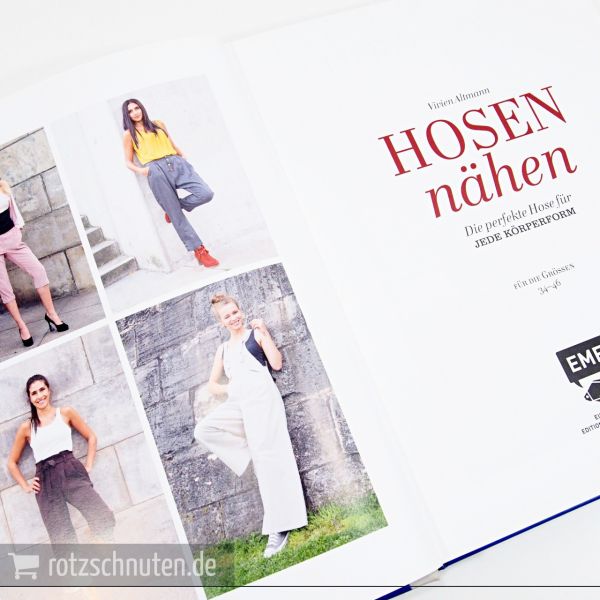 Hosen nähen – Damenschnitte in Größe 34-46 mit 4 Schnittmusterbogen